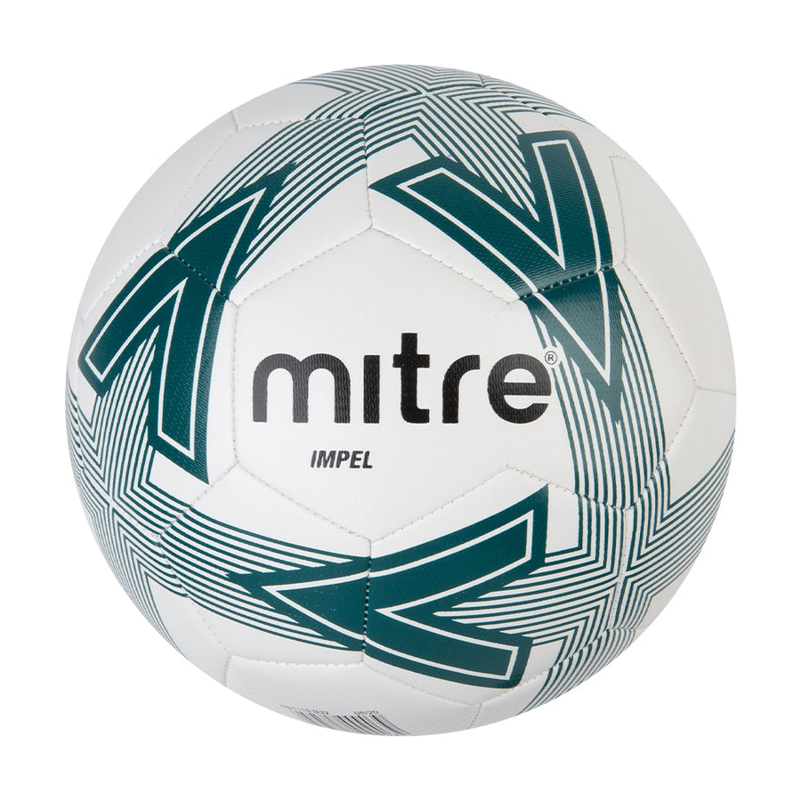 Mitre Impel Training Football | White/Green