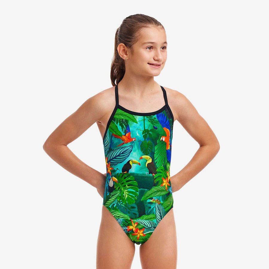 Girl's Single Strap One Piece Nursery Rhyme Funkita Alfie