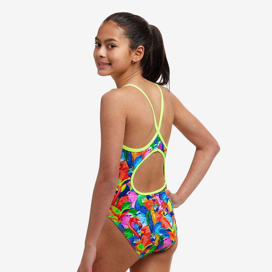 Girl's Diamond Back One Piece | Bright Birds