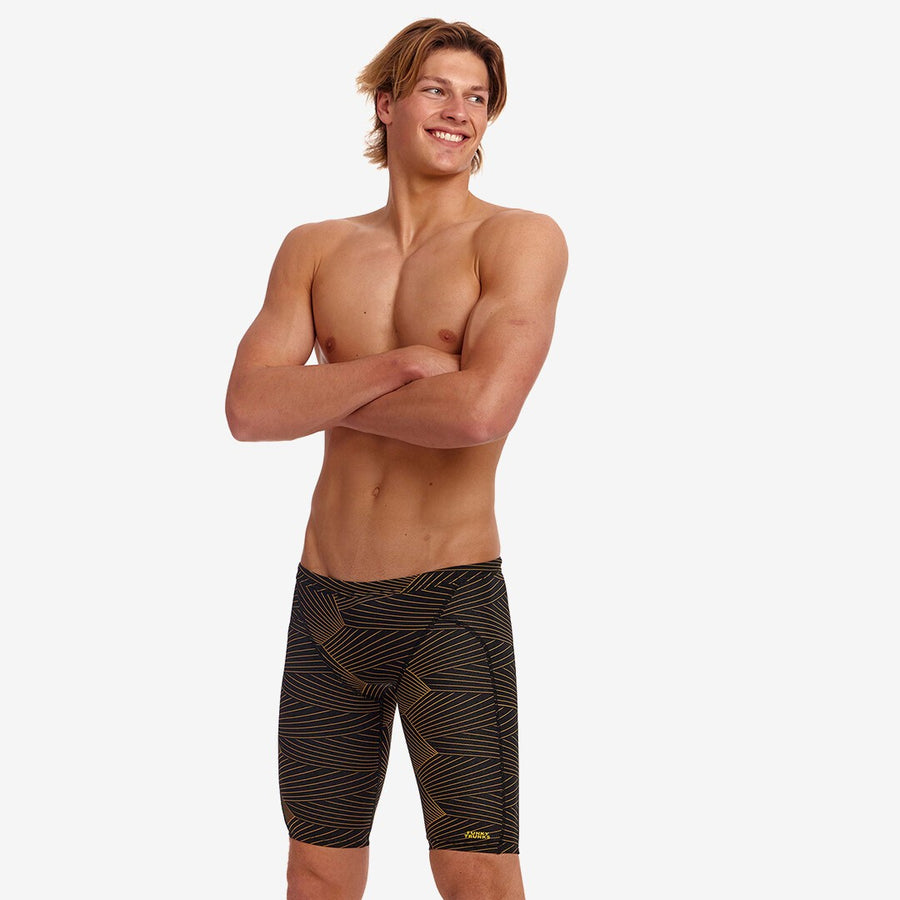 Mens Training Jammers | Gold Weaver