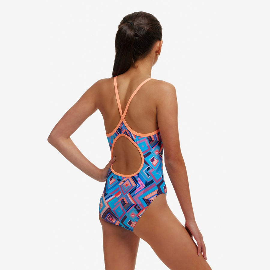Girl's Diamond Back One Piece | Boxed Up