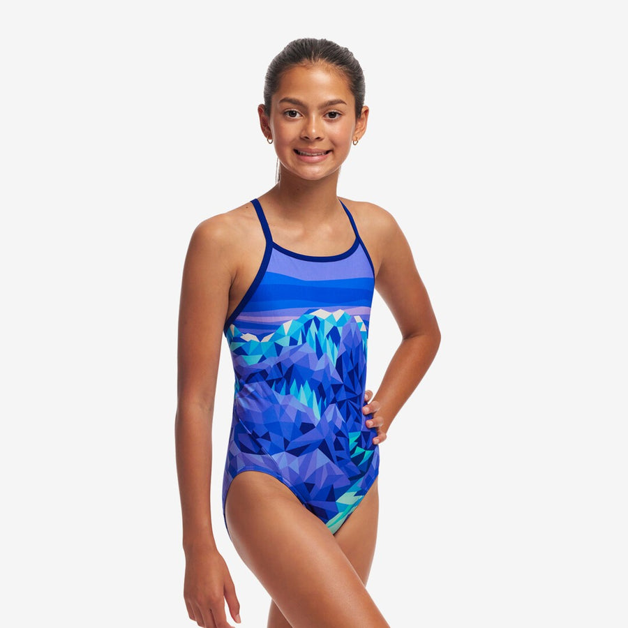 Girl's Diamond Back One Piece | Remarkables