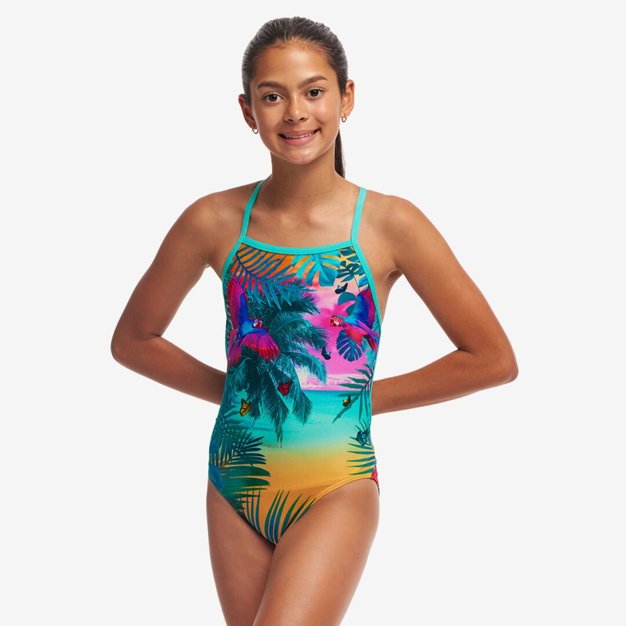 Girl's Strapped In One Piece | The Beach