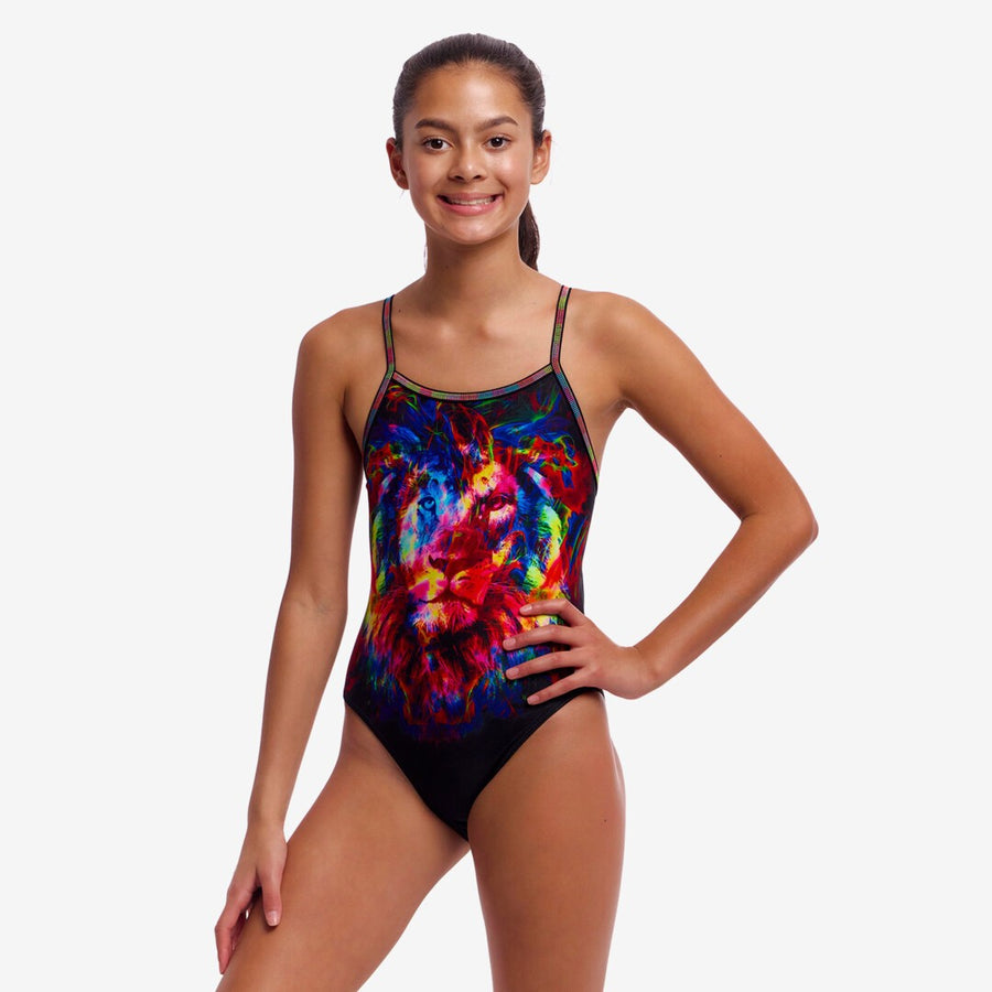 Funkita Girl's Diamond Back One Piece | Pride Alive