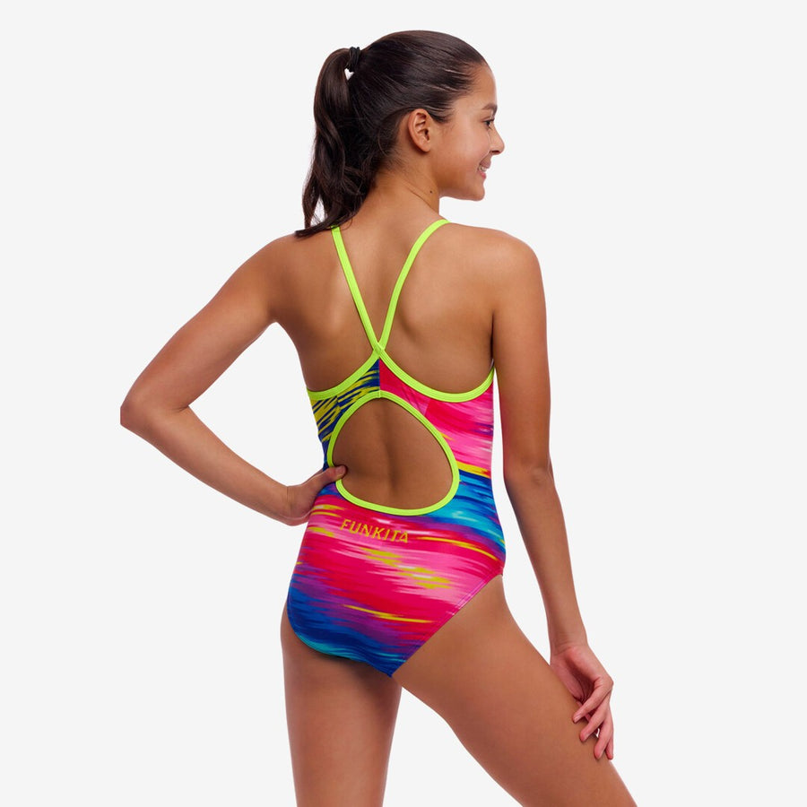 Funkita Girl's Diamond Back One Piece | Lost Ocean