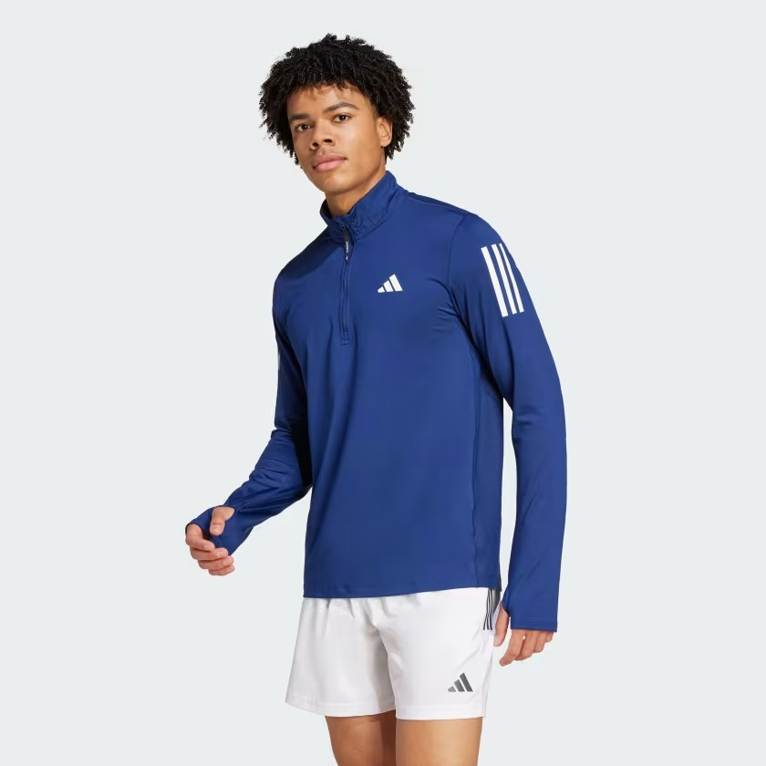 Adidas Own The Run Half Zip Top | Dark Blue