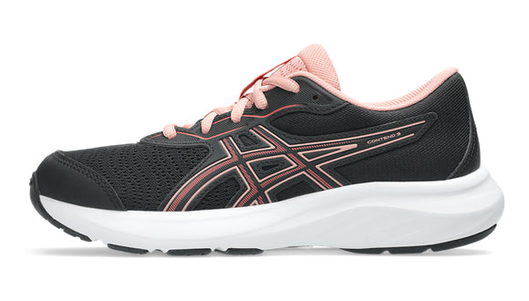 Asics Contend 9 GS | Black/Dark Pink/Grey