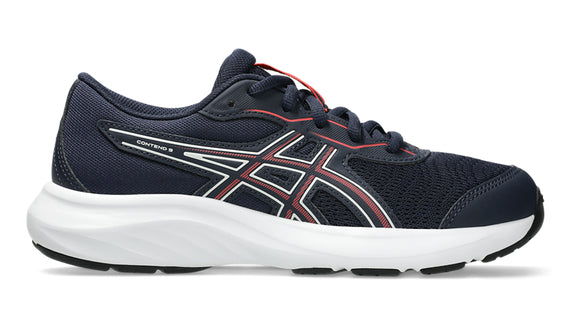 Asics Contend 9 GS | Midnight/Flash Red