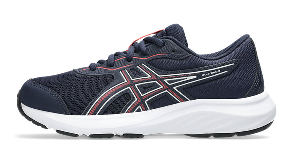 Asics Contend 9 GS | Midnight/Flash Red