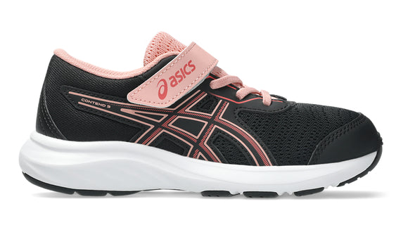 Asics Contend 9 PS | Black/Dark Pink Clay