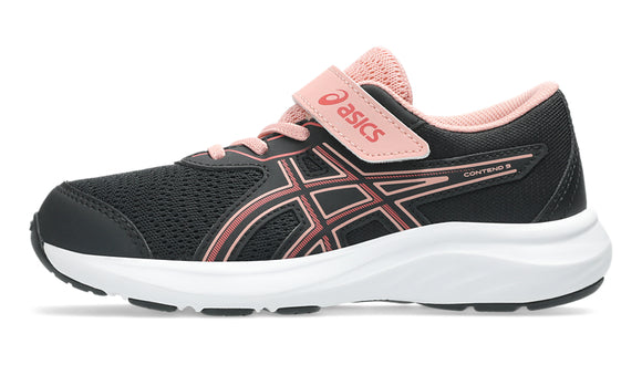 Asics Contend 9 PS | Black/Dark Pink Clay