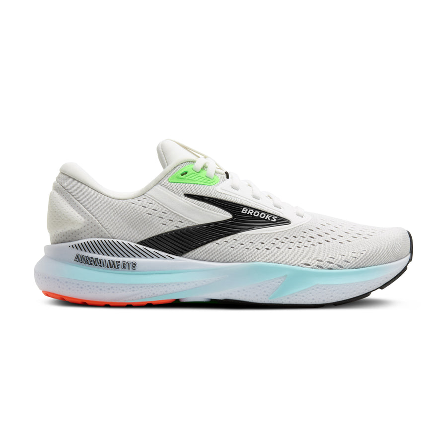 Brooks Adrenaline GTS 24 | White/Gecko/Atomizer