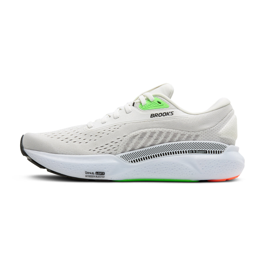 Brooks Adrenaline GTS 24 | White/Gecko/Atomizer