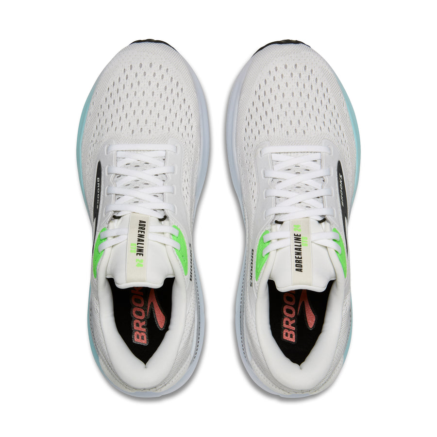 Brooks Adrenaline GTS 24 | White/Gecko/Atomizer