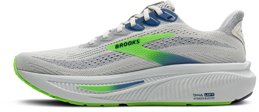 Brooks Ghost 17 M | Oyster/Beacon Blue/Gecko