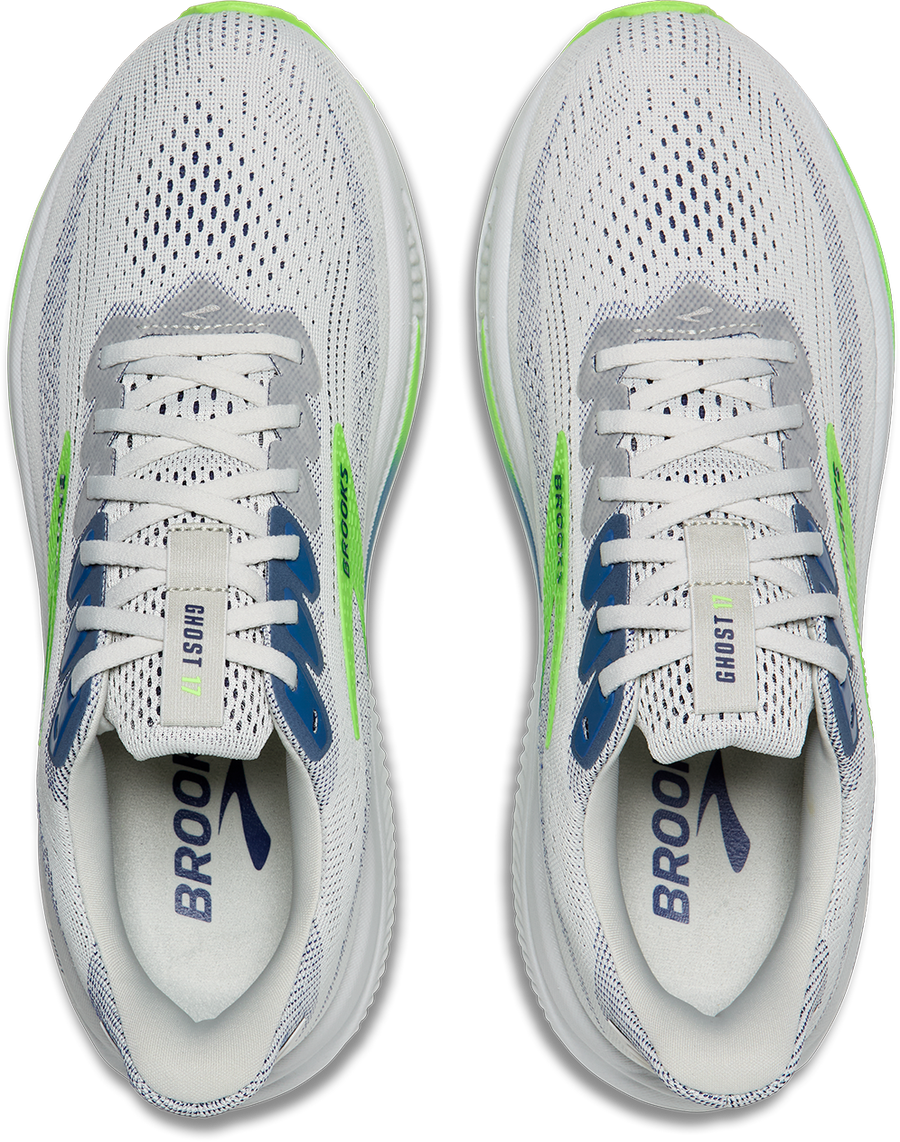 Brooks Ghost 17 M | Oyster/Beacon Blue/Gecko