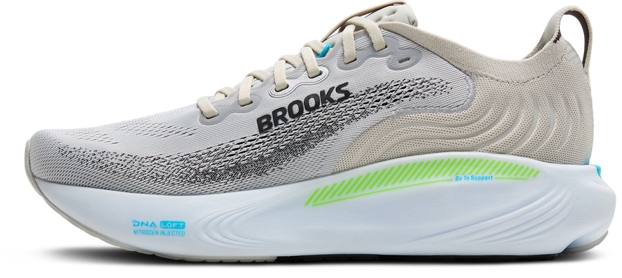 Brooks Adrenaline GTS 25 | Oyster/Green Gecko/Blue