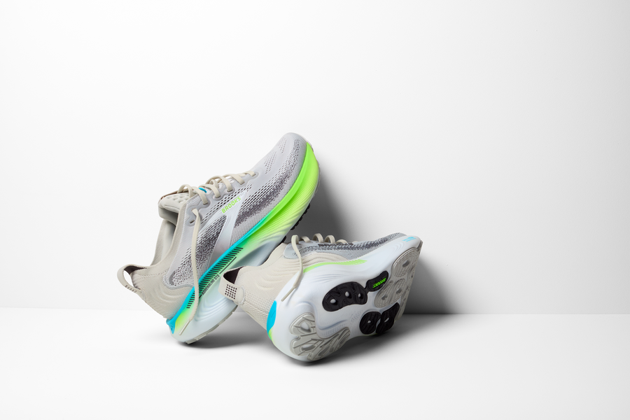 Brooks Adrenaline GTS 25 | Oyster/Green Gecko/Blue