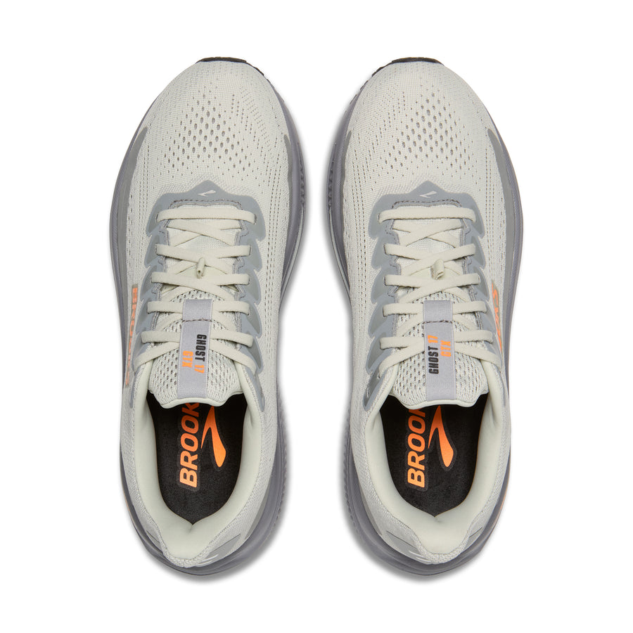 Brooks Ghost 17 GTX Mens | Smoke/Primer Grey/Orange