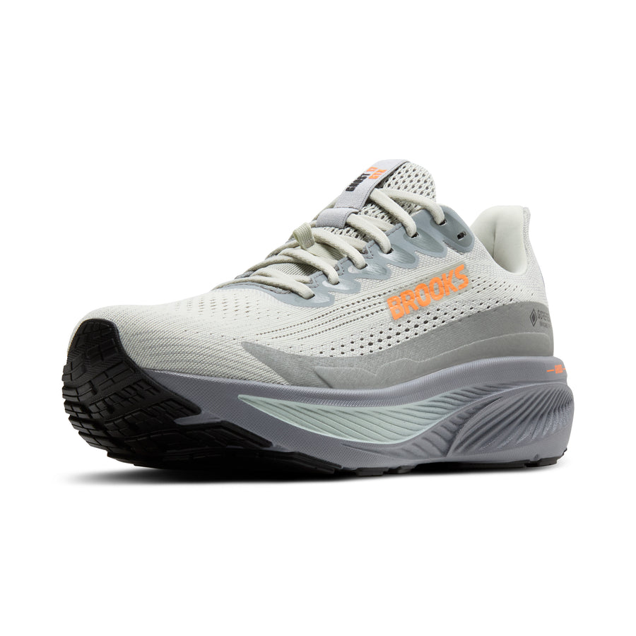 Brooks Ghost 17 GTX Mens | Smoke/Primer Grey/Orange