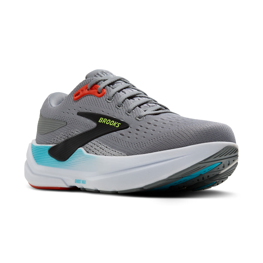 Brooks Ghost Max 3 Mens | Primer Grey/Antartica/Red