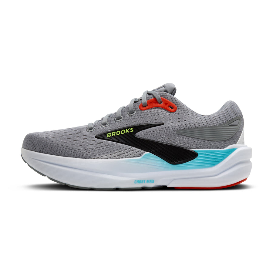Brooks Ghost Max 3 Mens | Primer Grey/Antartica/Red