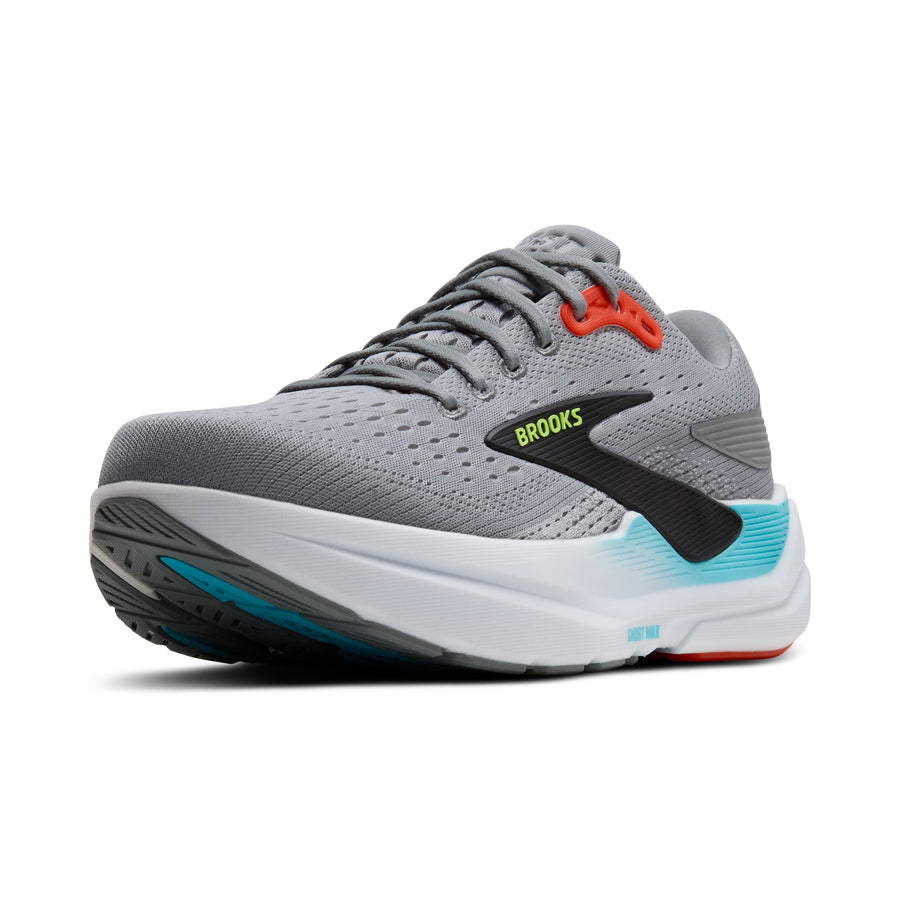 Brooks Ghost Max 3 Mens | Primer Grey/Antartica/Red