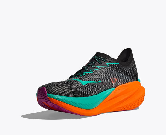 Hoka Mach X 2 M | Black/Electric Aqua