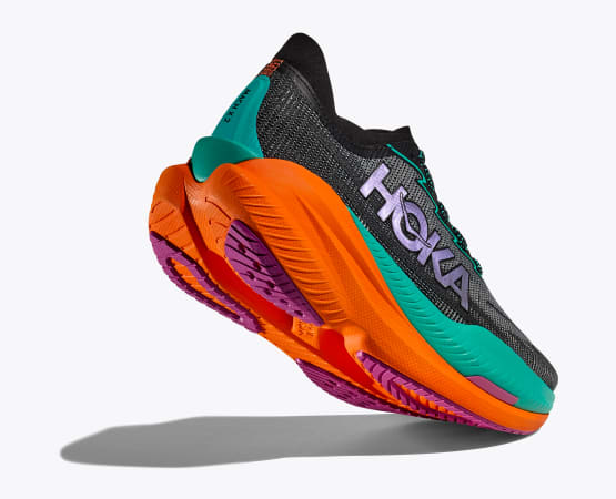 Hoka Mach X 2 M | Black/Electric Aqua