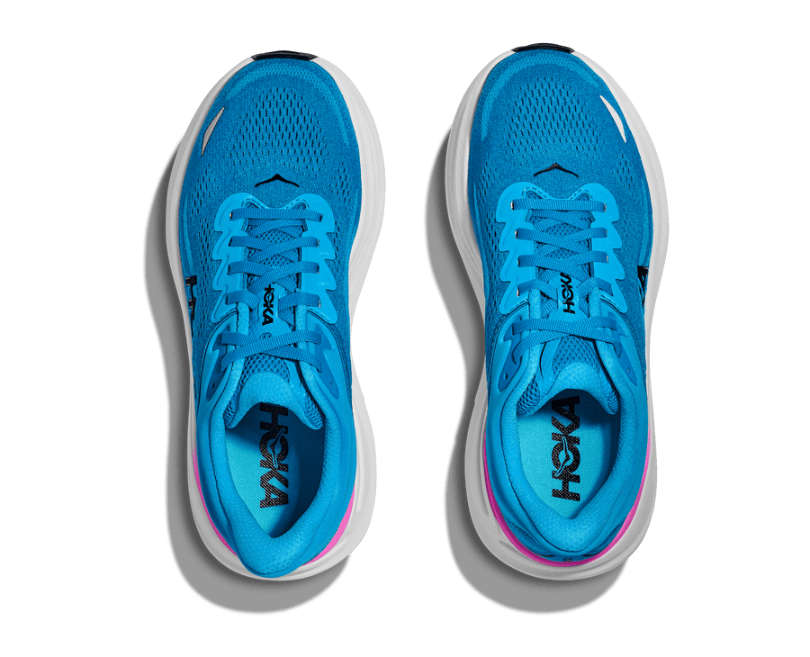 Hoka Bondi 9 W | Skyward Blue/Neo Fuchsia