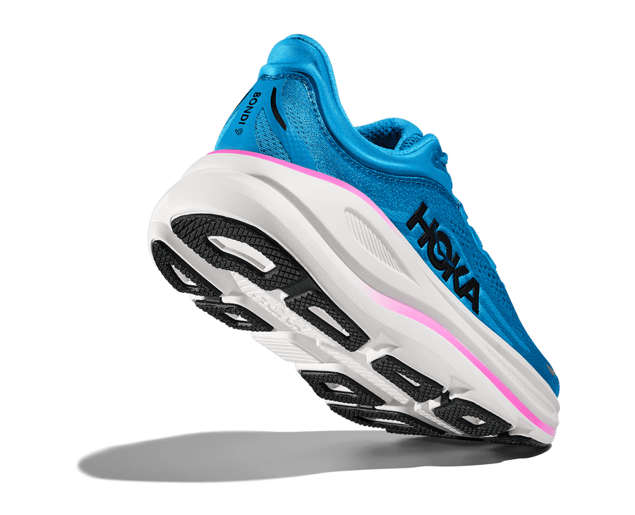 Hoka Bondi 9 W | Skyward Blue/Neo Fuchsia