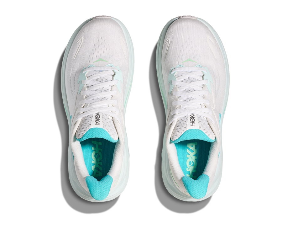 Hoka Clifton 10 Wms | White/Cielo Blue
