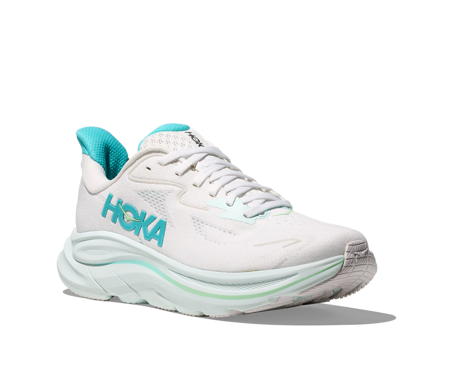 Hoka Clifton 10 Wms | White/Cielo Blue