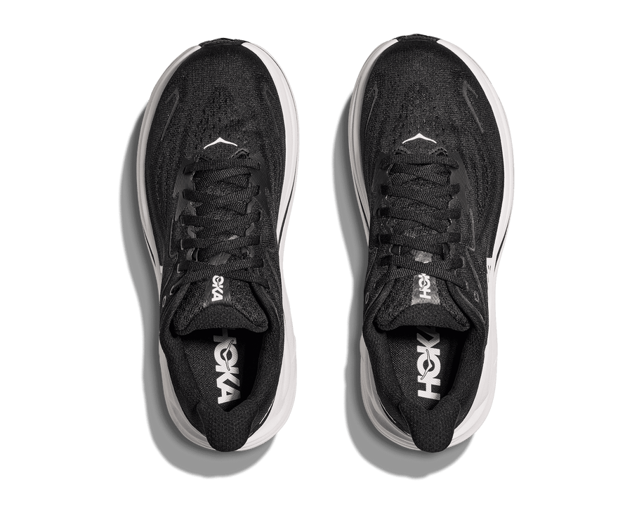 Hoka Clifton 10 Wms | Black/White | Wide D