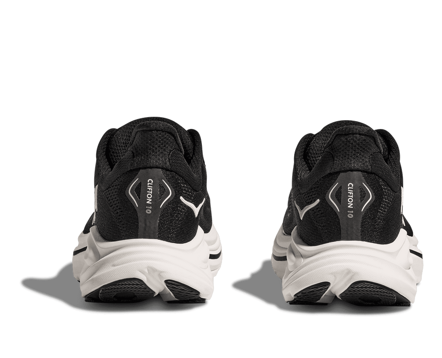 Hoka Clifton 10 Wms | Black/White | Wide D