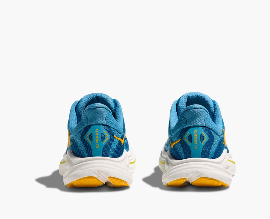 Hoka Clifton 10 Big Kids | Alpine Blue/Foggy White
