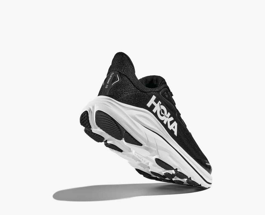 Hoka Clifton 10 Big Kids | Black/White