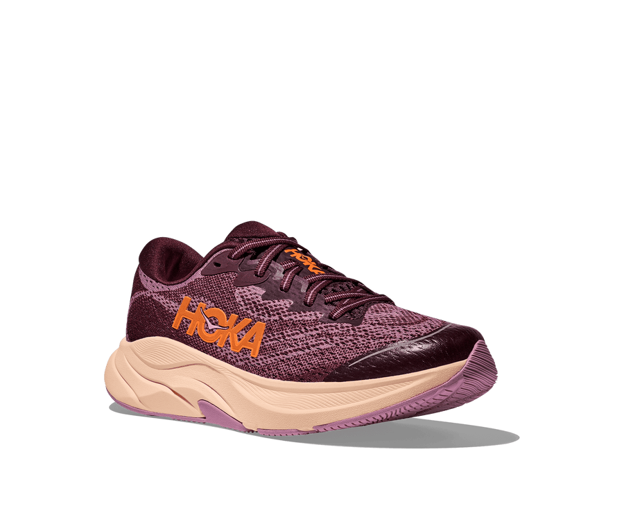Hoka Rincon 4 Kids | Black Cherry/Classic Mauve