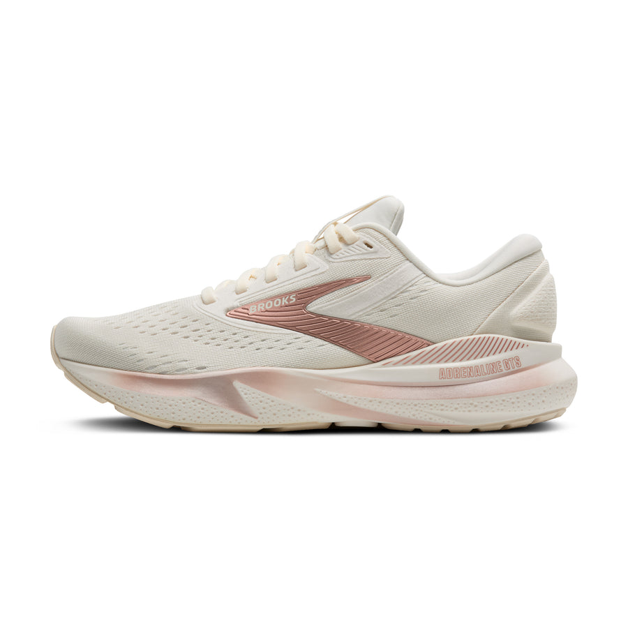 Brooks Adrenaline GTS 24 W | Coconut/Rose Gold/White