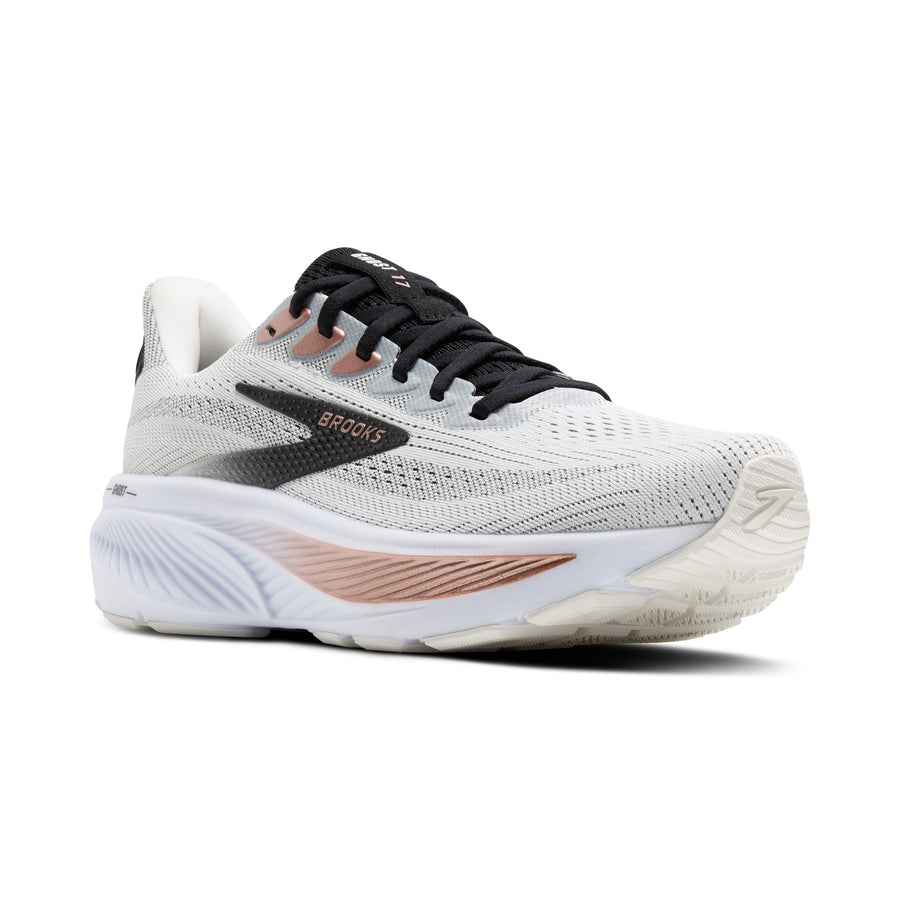 Brooks Ghost 17 W | White/Black/Rose Gold