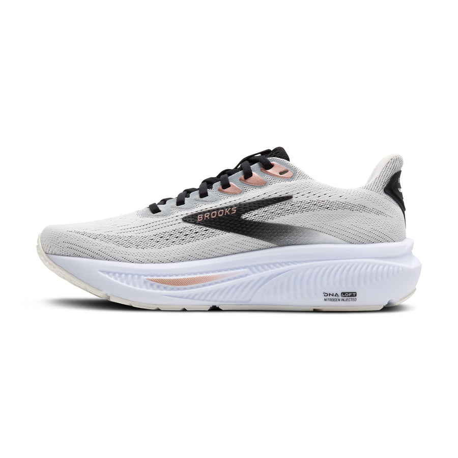 Brooks Ghost 17 W | White/Black/Rose Gold