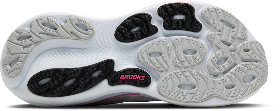 Brooks Adrenaline GTS 25 Wms | Oyster/Pink/Green