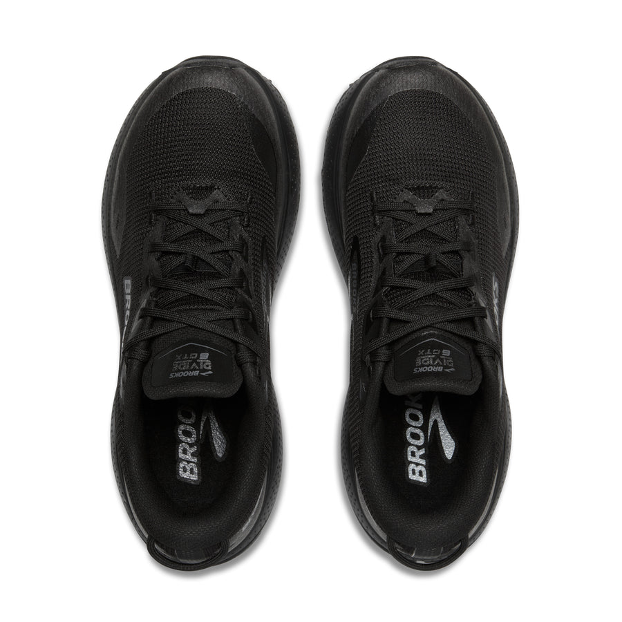 Brooks Divide 6 GTX Wms | Black/Black/Ebony