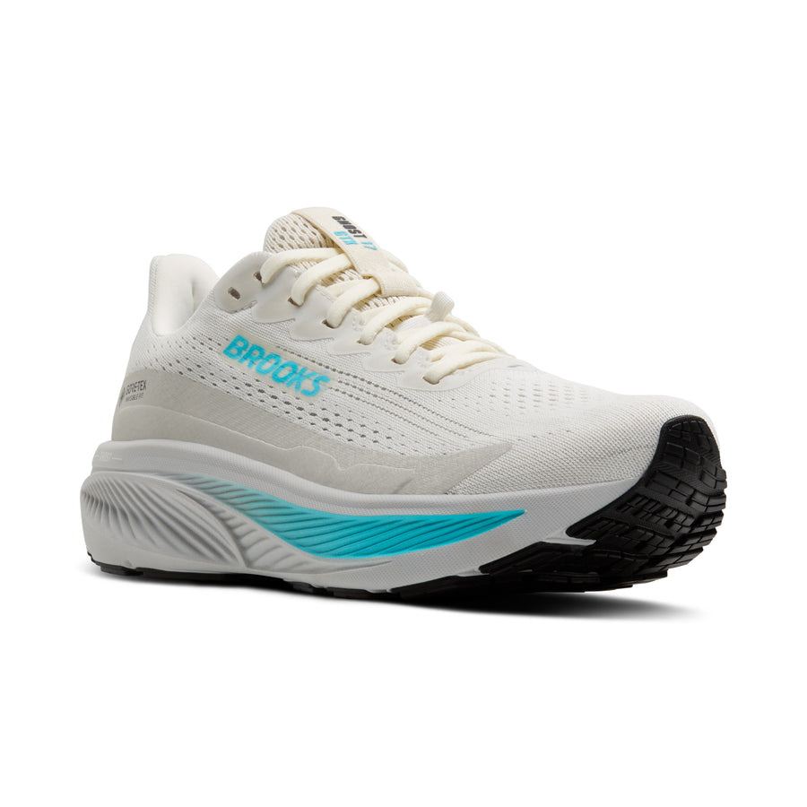 Brooks Ghost 17 GTX Wms | Coconut/Oyster/Blue