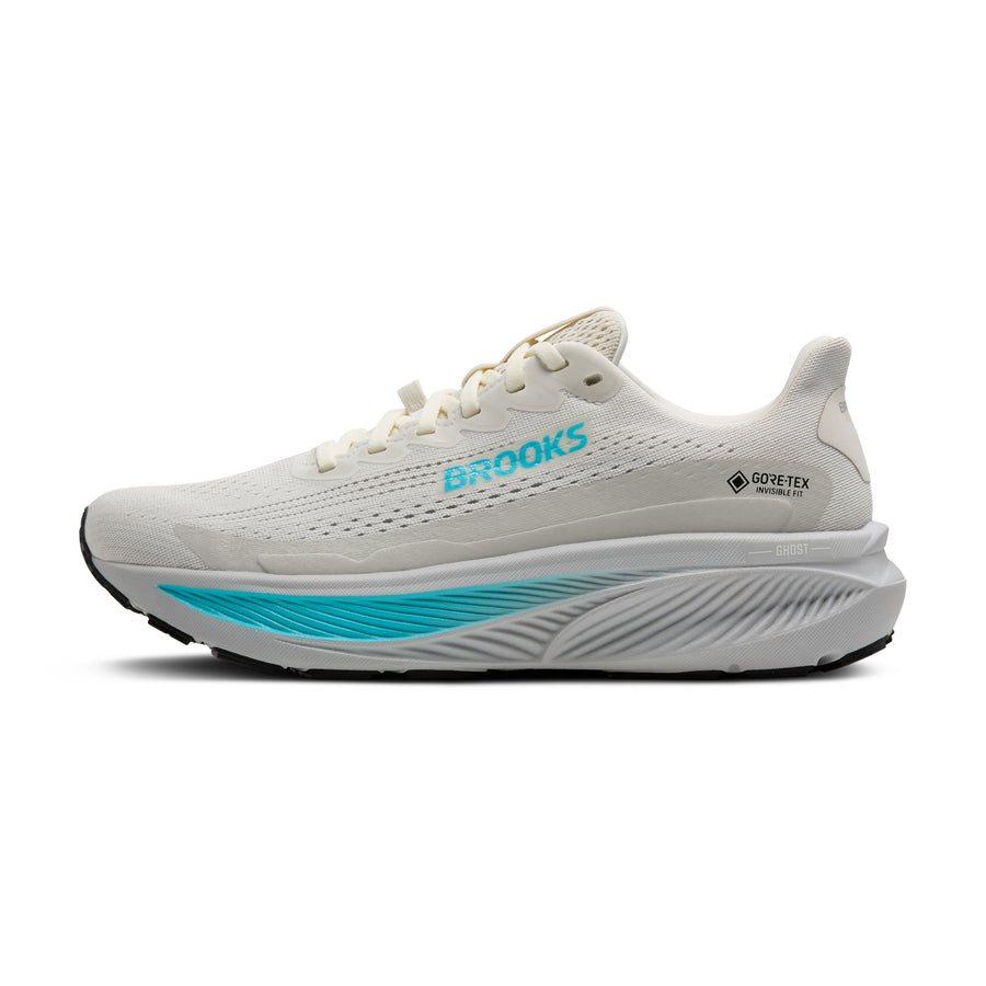 Brooks Ghost 17 GTX Wms | Coconut/Oyster/Blue