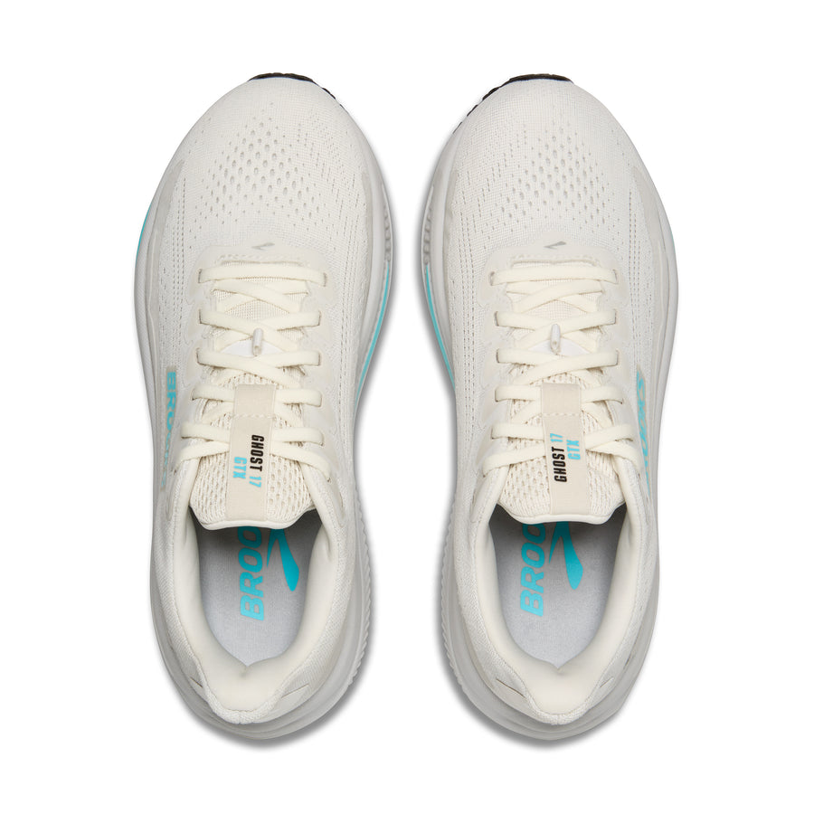 Brooks Ghost 17 GTX Wms | Coconut/Oyster/Blue