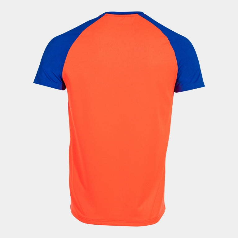 Elite X S/S T-Shirt | Fluo Coral/Blue