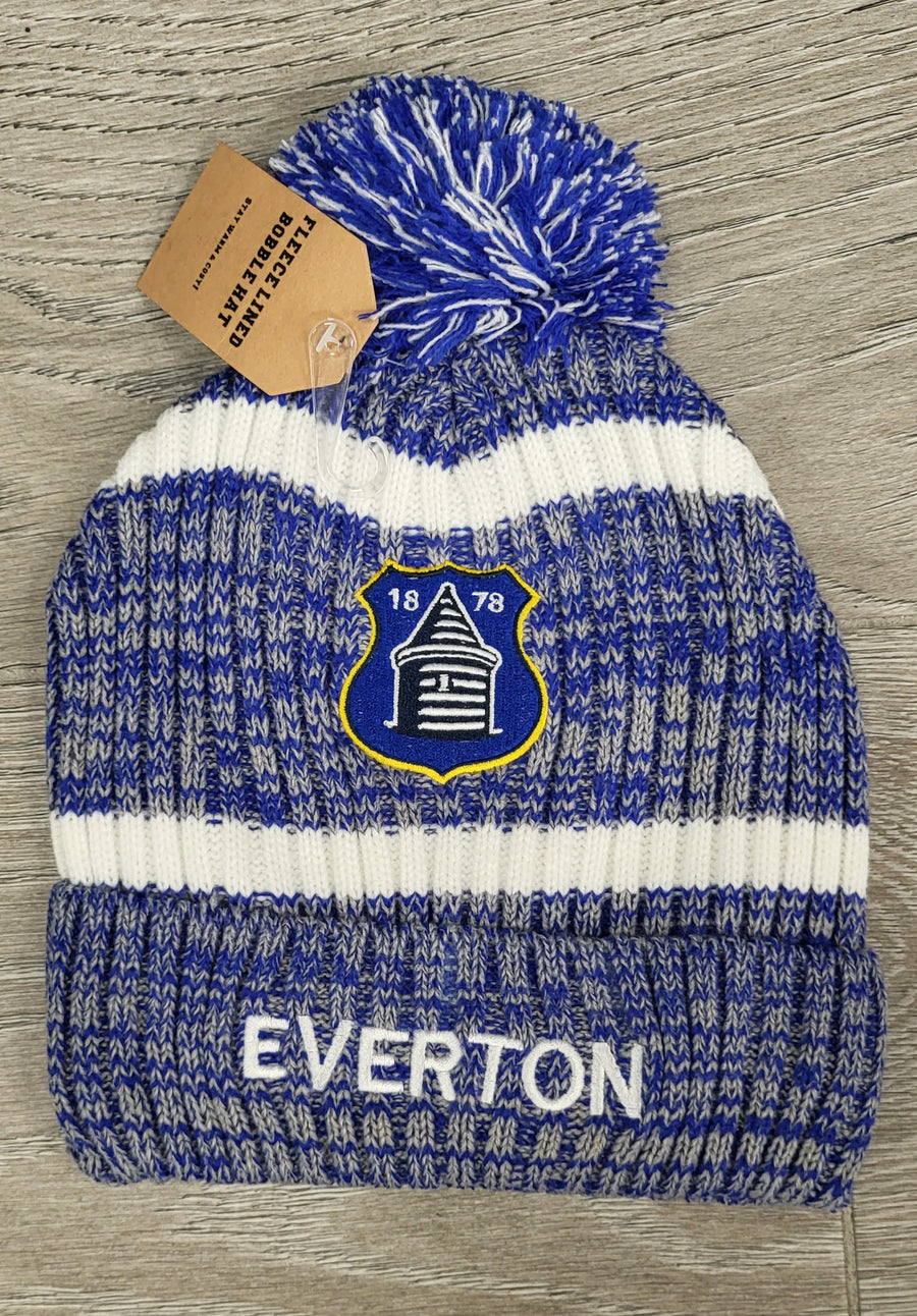 Everton FC Fleece Lined Bobble Hat