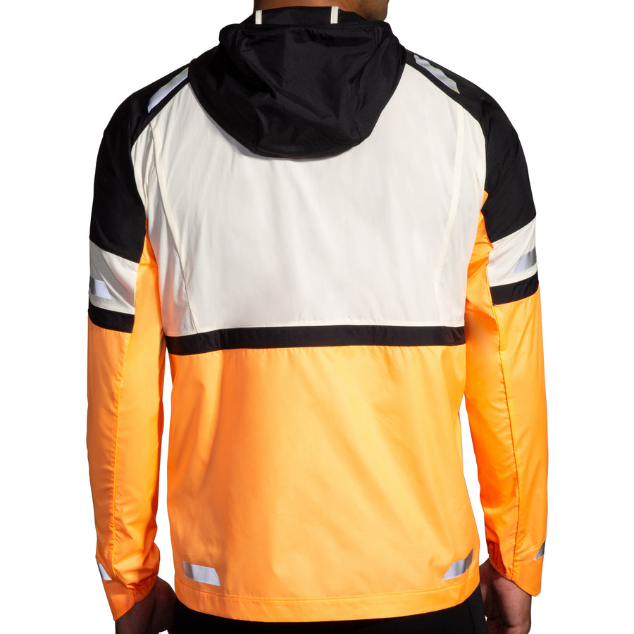 Run Visible Jacket 2.0 | Ecru/Fluoro Flash/Black