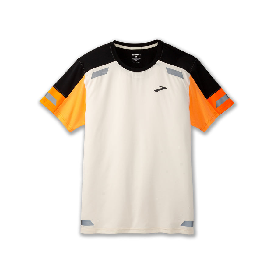 Run Visible Short Sleeve 2.0 | Ecru/Fluoro Flash/Black